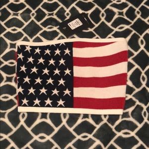 American flag crop top